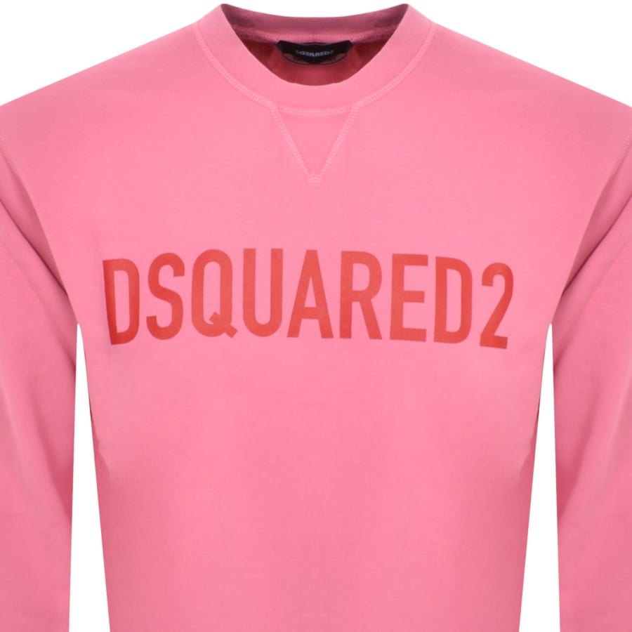 Pink dsquared sweatshirt outlet